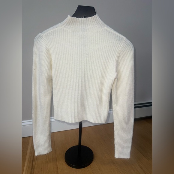 Windsor Cream Ribbed Knit Top - Picture 4 of 7